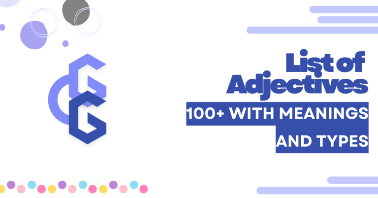 List of Adjectives Featured Image